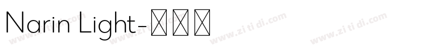 Narin Light字体转换